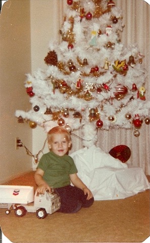[Michael with truck at Chrismas 1977[4].jpg]