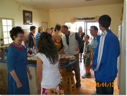 a house full for Easter at the Pruit's