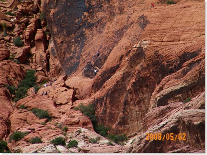 Red Rock Canyon - rock climbers