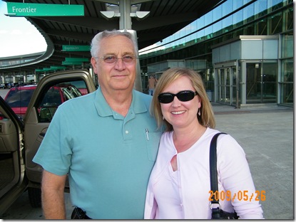 Don and Tammy at the OKC airport
