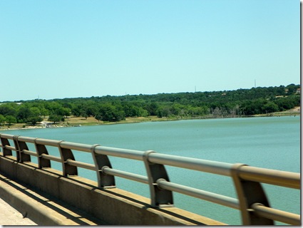 looking toward Midway Park on Lake Waco