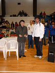 Cai Weiquan, Consejero Politico, Embajada China de Argentina, y Carlos Diaz, Presidente FAWK