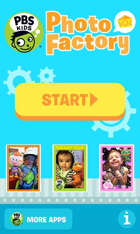 Android application PBS KIDS Photo Factory screenshort