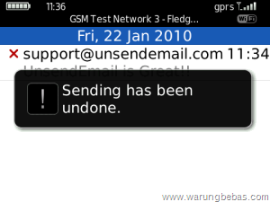 Unsend Email