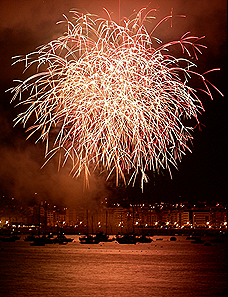 Donosti fuegos artificiales