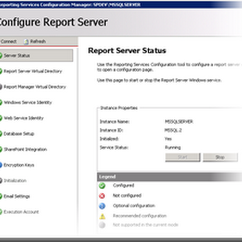MOSS 2007 R2 and SQL 2005 Reporting Services Integration
