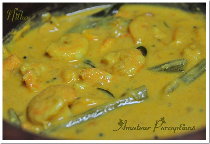 Prawns in Coconut Gravy 9