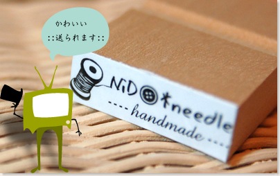 【完成＊小婗子＊印章】雑貨風zakka個人專屬布標木頭印章