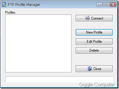 RJ TextEd - FTP Profile Manager