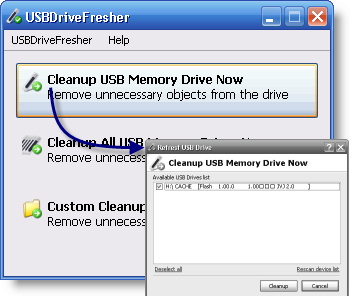 USBDriveFresher - Choose An Option