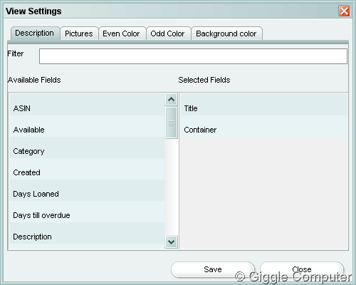 View Settings