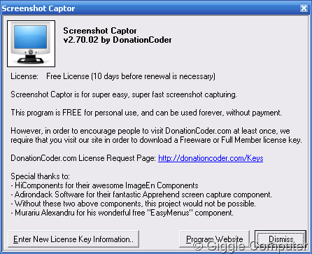 screenshot captor free license key