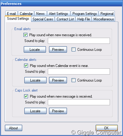 Sound Settings