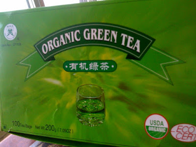 Fujian's Butterfly Brand Organic Green Tea, from the Lin Asian Food Market, Milford, CT Fujian's Butterfly Brand Organic Green Tea, from the Lin Asian Food Market, Milford, CT