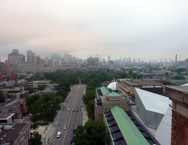view from the 18th floor