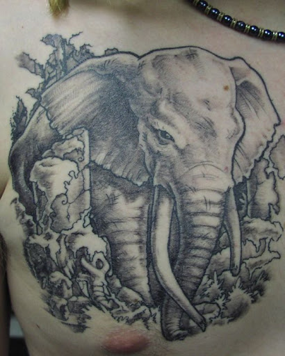  Size:400x398 - 84k: Elephant Tattoos