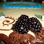 Dia 22 - Detalhe do bolo (amora, hummm!)