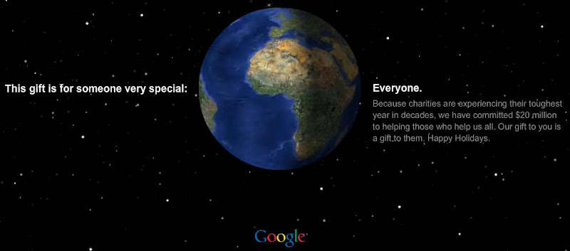 O Google ofereceu-nos uma prenda do tamanho do Mundo O Google ofereceu-nos uma prenda do tamanho do Mundo