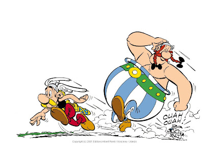 Aniversário dos 50 anos da banda-desenhada Astérix e Obélix