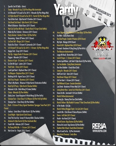 Chinese Assassin Djs - Yardy Cup February Report (Back Cover)