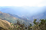 The Maranon River far below, Maranon Valley, Peru