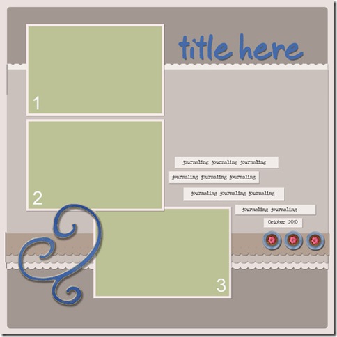 Webajeb: Free Digital Scrapbooking Template for DSD!