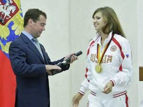 Photo: Russian President Medvedev got Walther LP300XT
