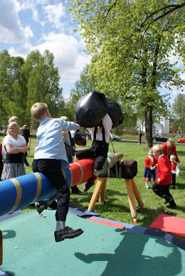 Pillow fighting!