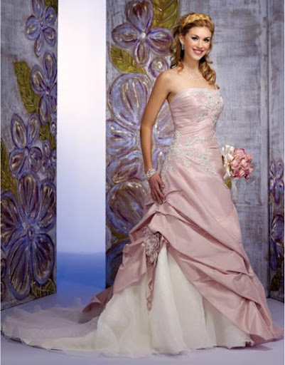 Pink Wedding Dresses 2010