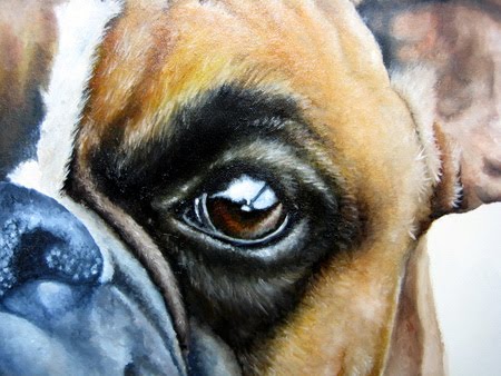 oil pet portrait painting