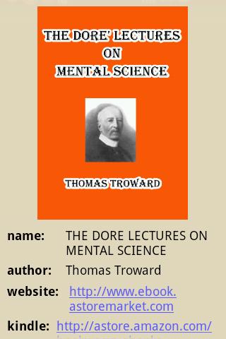 Lectures on Mentel Science