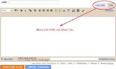 membuat tabel di blog