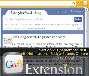 GoogleWatchBlog Extension 2.3