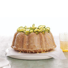 Zucchini Bundt Cake with Orange Glaze