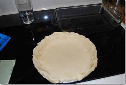 The "homemade" pie crust.