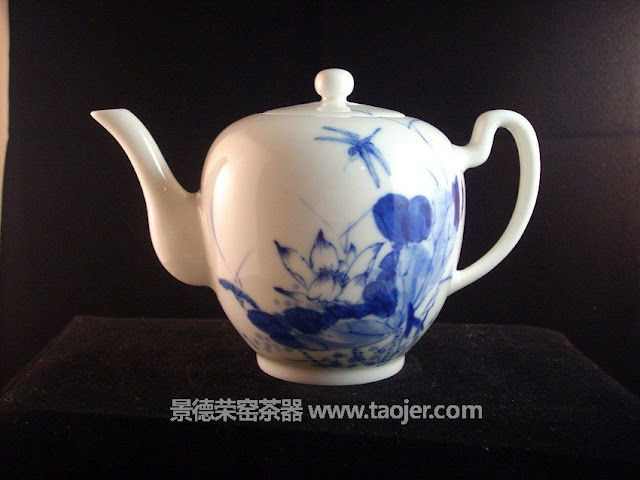 荷塘清趣茶壶