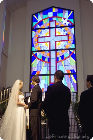 at the altar