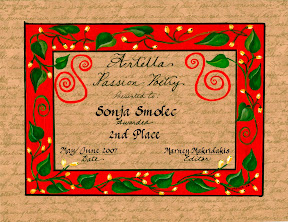 ARTELLA'S POETRY GARDENS OF FAME - SECOND PRIZE