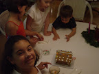 Making a ginger bread house