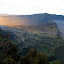 Sunrise over the crater edge