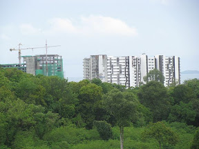 View of Phuphatara Ocean Sky condo blocks as of 10th June 2010