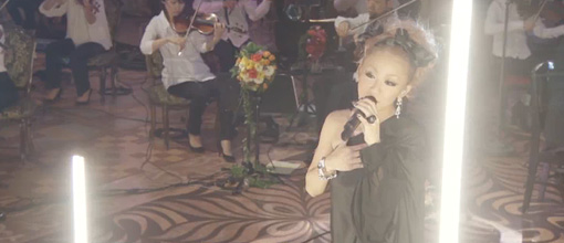 Kumi Koda throws it back at the 2009 FNS music festival