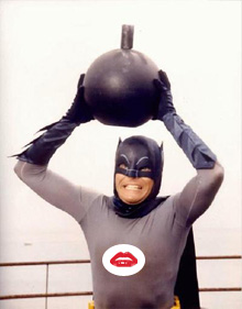Batman with the bionic bomb | 'shopped by J ;P
