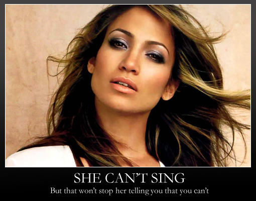 She can't sing... | 'shopped by J ;P