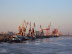 Hafen von Dandong in Donggang