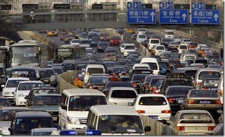 Peking-Verkehrsstau