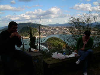 monte Igeldo, San Sebastián al fondo