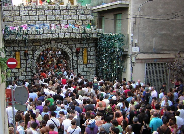 Fiesta mayor de Gracia, decoración del Carrer Verdi