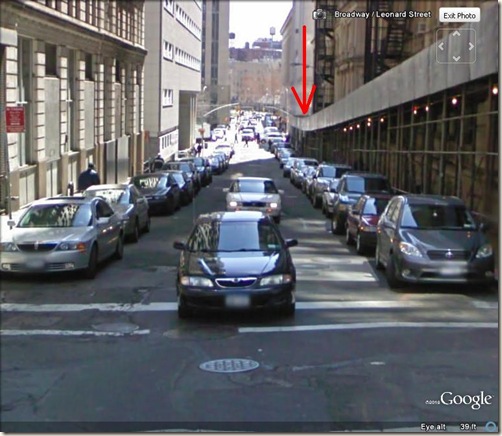 Leonard Street looking east from Broadwayi