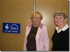 Betty Cook and Sue Loy